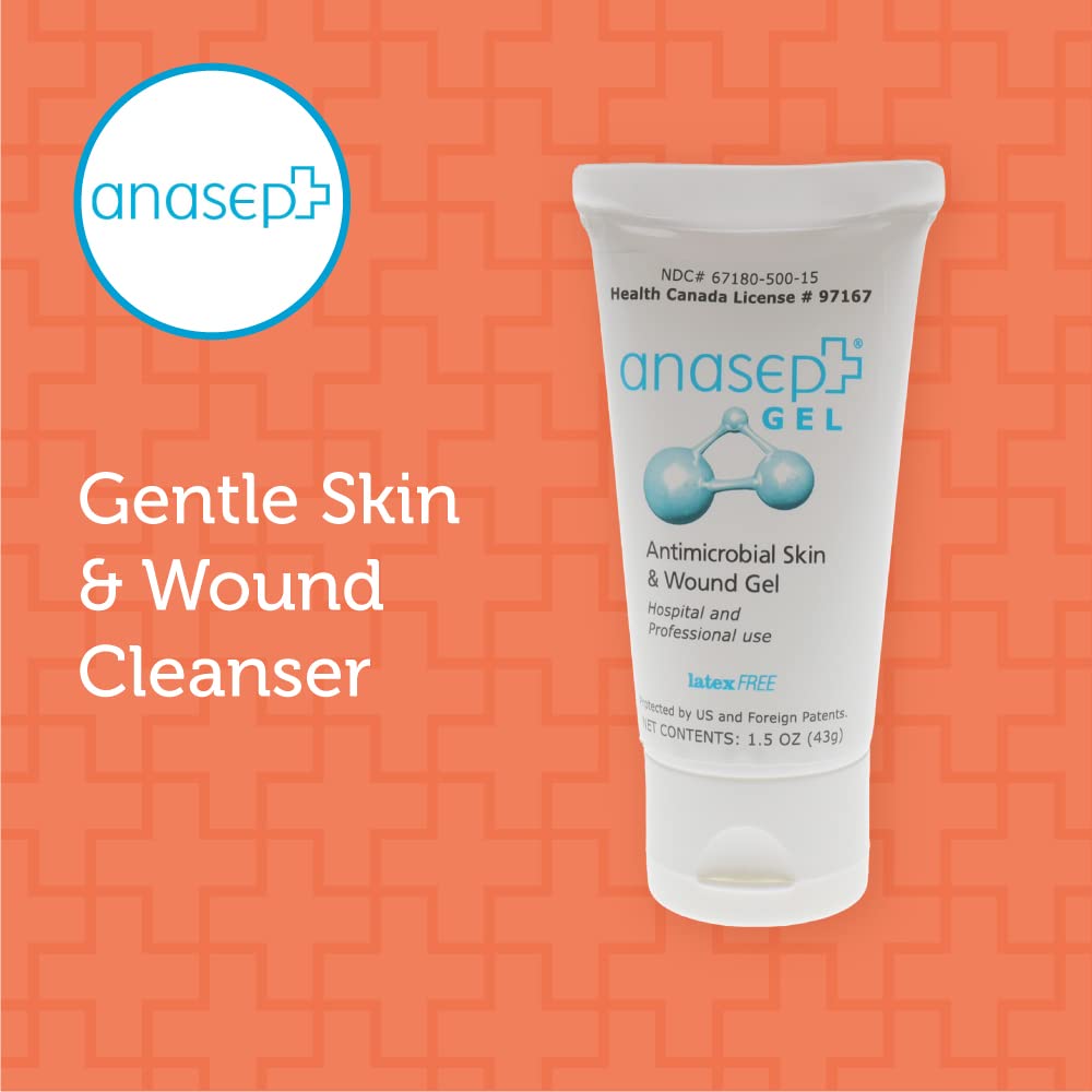 Anasept-Antimicrobial Skin and Wound Gel, 1.5 oz Tube
