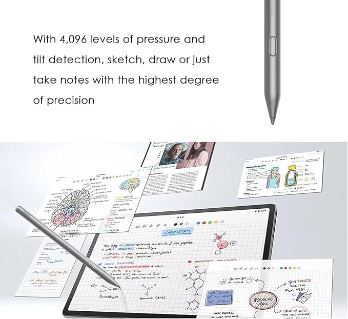 Tab Pen Plus pour Lenovo Tab Pen Plus(AP500U) Compatible avec Lenovo Tab P12 2023,Tab M10 Plus 5G,Tab M11,Tab K11,Tab K11 Plus,Prend en Charge Les Protocoles LPP2.0,avec Fixation Magnétique Bluetooth
