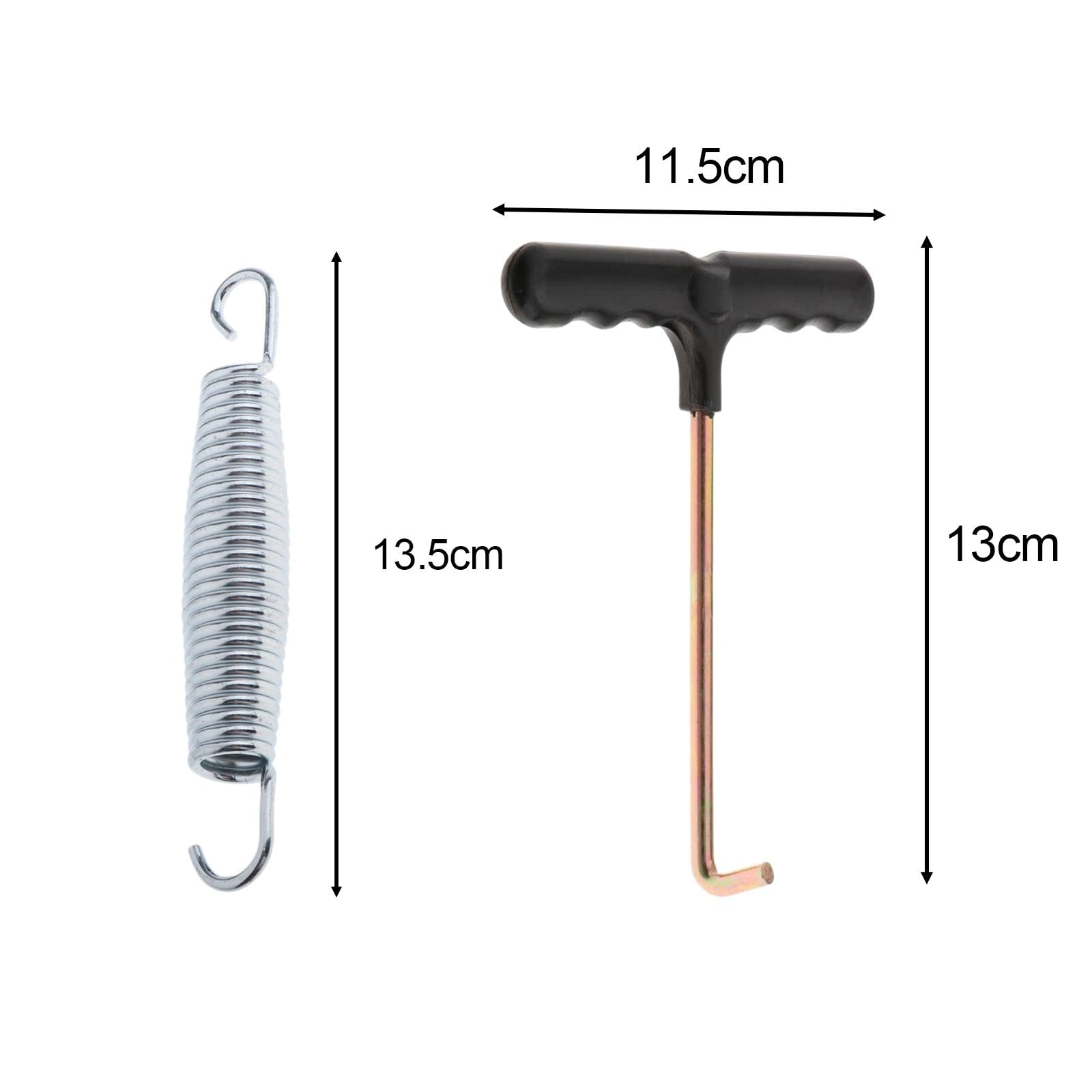 20 Stück Trampolinfedern, Trampolinteile, Wetterbeständige Ersatzteile, Universelles Trampolinzubehör mit Haken, 13.5 cm
