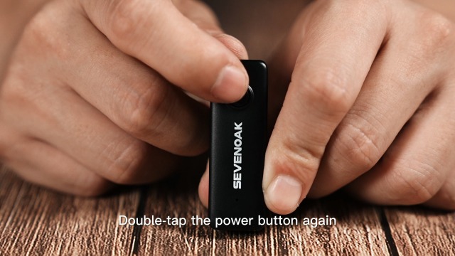 Sevenoak Wireless Lavalier Microphone - Noise Cancelling Lapel Mic With 328ft Range For Camera & Streaming