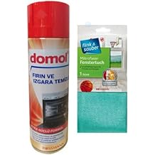 Domol F r n ve Izgara Temizleyici, 500 ml, Flink&Sauber Mikrofiber Cam Bezi Seti