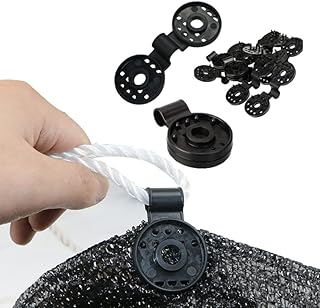 Shade Cloth Heavy Duty Lock Grip, 2023 Newest Shade Cloth Plastic Clips Greenhouse Shade Cloth Fix Clamp, Windproof Awning Clamp Grip Tarp Clips (100PCS)