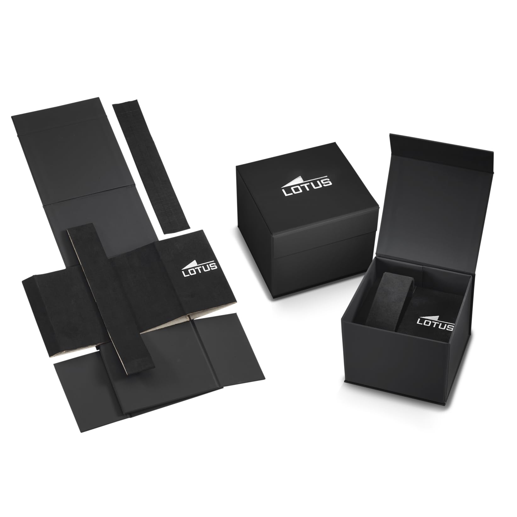 LOTUS Reloj Hombre Analógico de Acero Inoxidable 316l Plateado