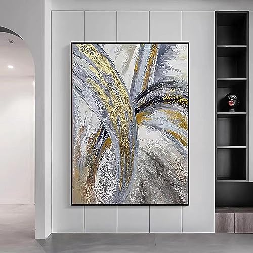 Décoration de la maison salon chambre avec grande toile abstraite