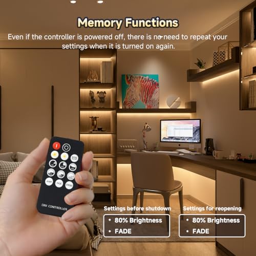 Image of BTF-LIGHTING FCOB COB LED Strip Light Super Bright Cool White 6000K