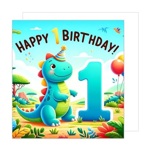 Carte d'anniversaire Seidel Dinosaure Cover