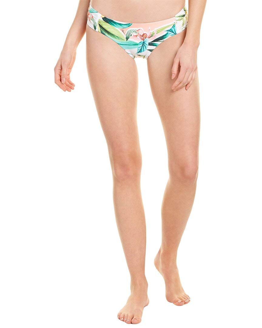 Trina Turk Women's Shirred Side Hipster Pant Bikini Swimsuit Bottom