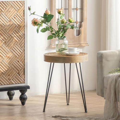 Petite table basse en bois massif TUSUOD pour optimiser les petits salons - 8
