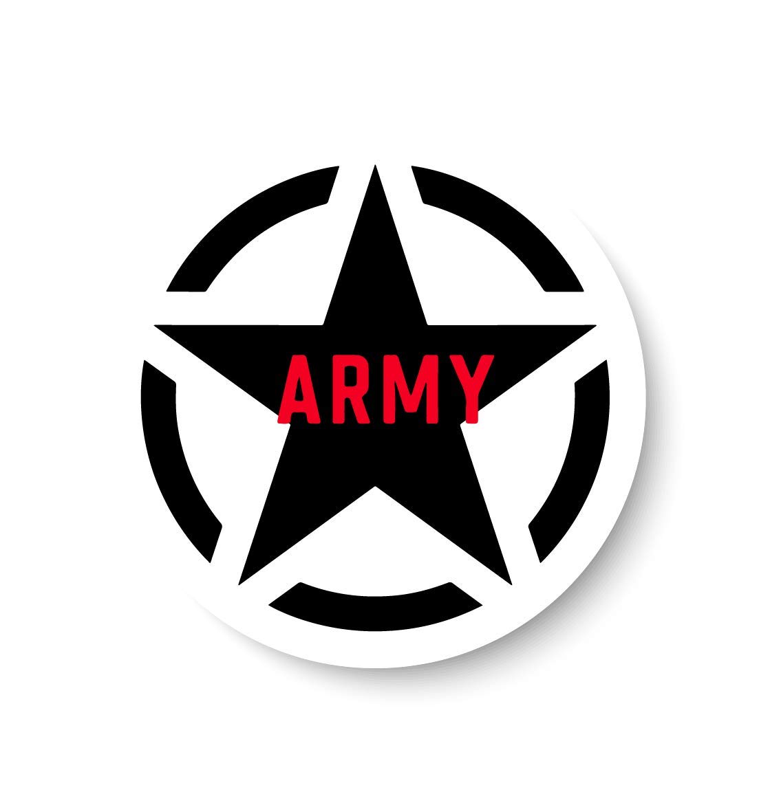 Army Pin Badge (Metal, Multicolour,37mm)