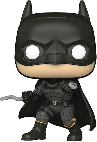 Miniatura 6 de DC Heroes The Batman - Figura de vinilo de Batman (Battle Ready Pose) Funko Pop! (incluido con funda protectora compatible con Pop Box), multicolor,