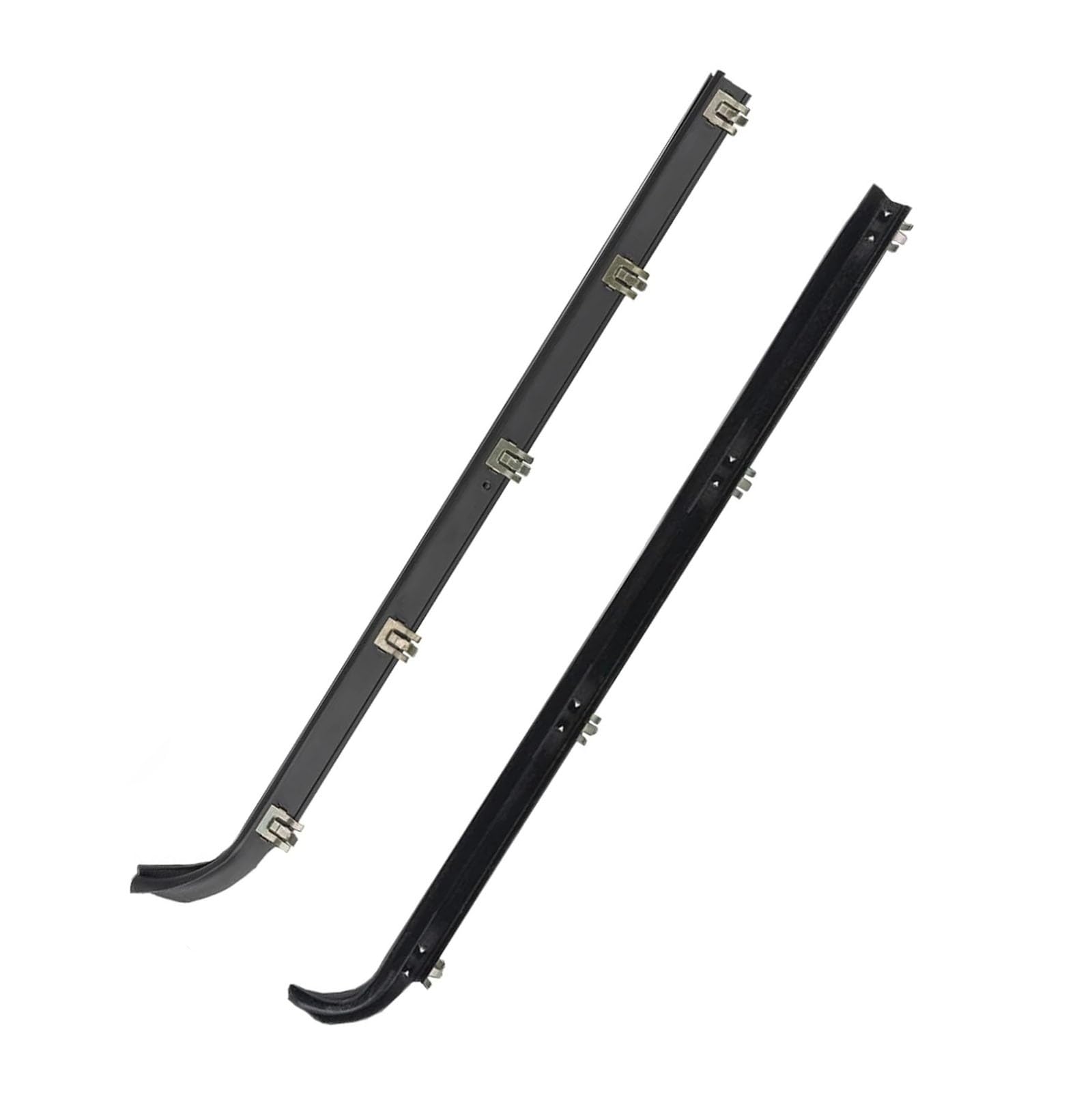 Tudexx One Color Car Weather Stripping Compatible With For F250 F350 1987-1997 For Bronco 1987-1996 2Pcs Outer Door Weatherstrip Window Seal Belt E7tz1521452a