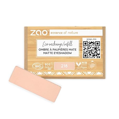 Zao Refill Rechteckiger Lidschatten 218 Apricot Nude