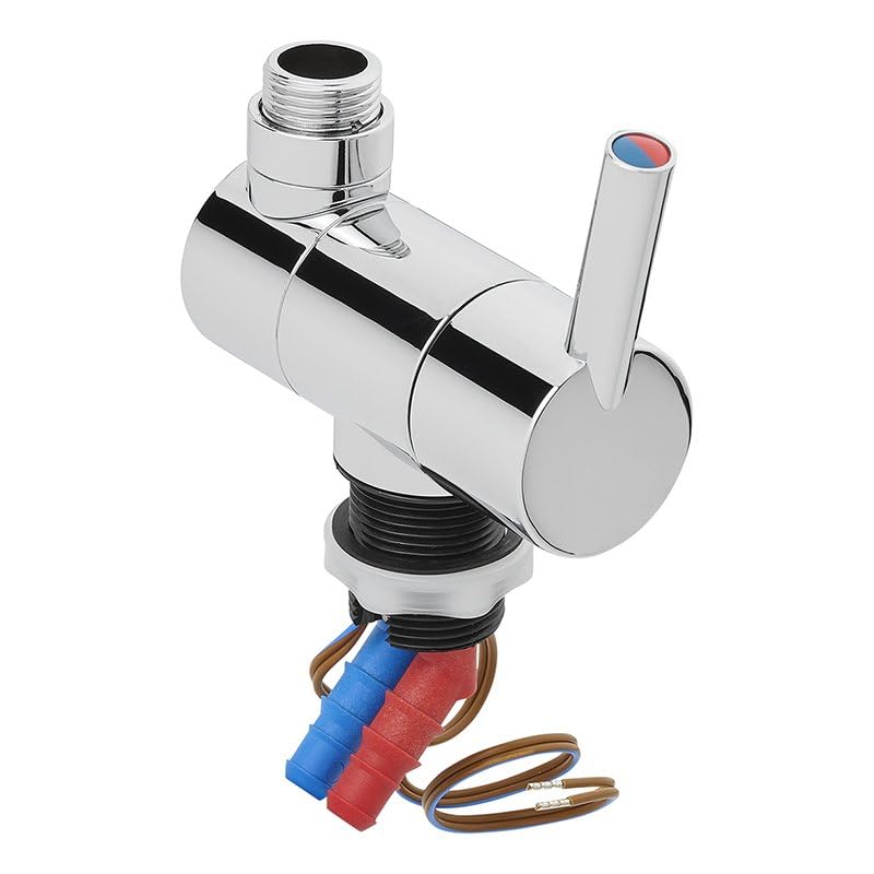 Robinet de douche Trend A 12 V Ø27 mm - Chrome avec micro-interrupteur pour camping-car & bateau