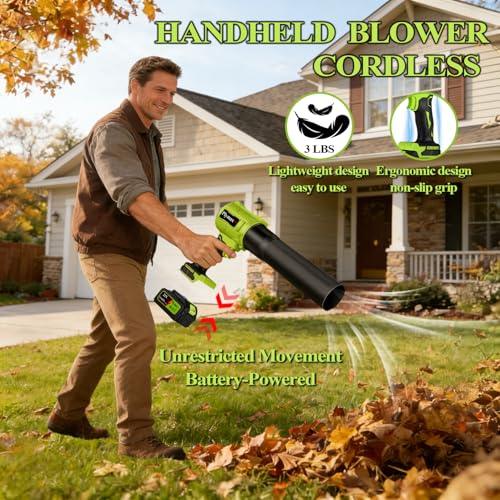 41% Off Plymax Cordless Leaf Blower with Dual Batteries - Image 7