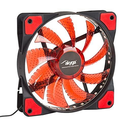 Ventilador Akyga AW 12E BR 120mm 33 LED