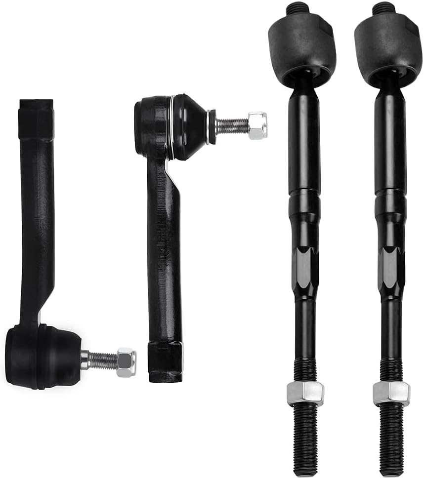 SCITOO 4pcs Suspension Kit For 2007-2012 For Nissan Sentra w/Suspension Parts Outer Inner Tie Rod End