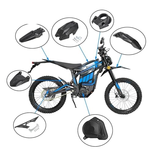Protection batterie carbone Talaria Sting MX3 MX4 : kit garde-boue robuste