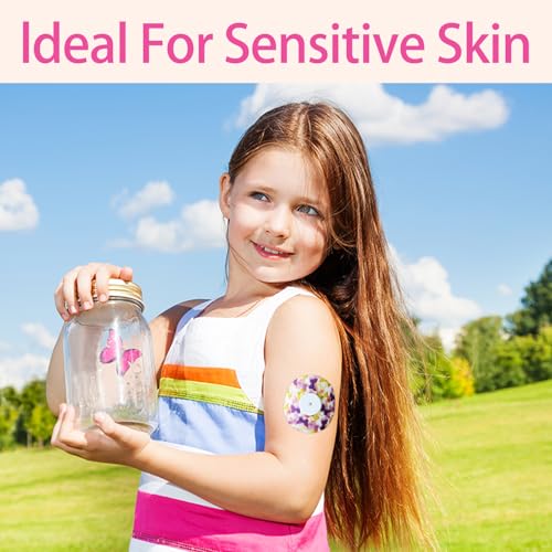 Image of Libre 2 & Plus Sensor Covers & Lingo Overpatches - Waterproof, Latex-Free & Breathable Adhesive Bandage Patches with Hole (5 Styles, 20-Piece Pack)