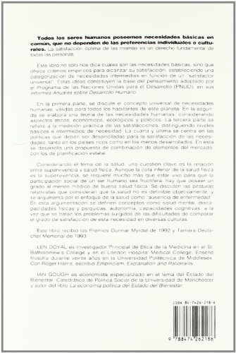 Teoría de las necesidades humanas