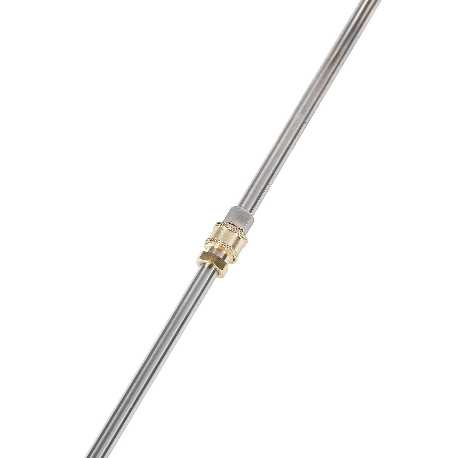 Limpiador de Superficies con Lavadora a Presión de Acero Inoxidable de 15 Pulgadas, 4000 PSI, 3,7 GPM, Conexión Rápida de 1/4 de Pulgada, No Más Fregado Lento de Concreto y Límite de