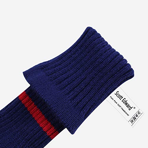 Housses de club de golf à pompon Scott Edward, tricot de qualité supérieure - 5