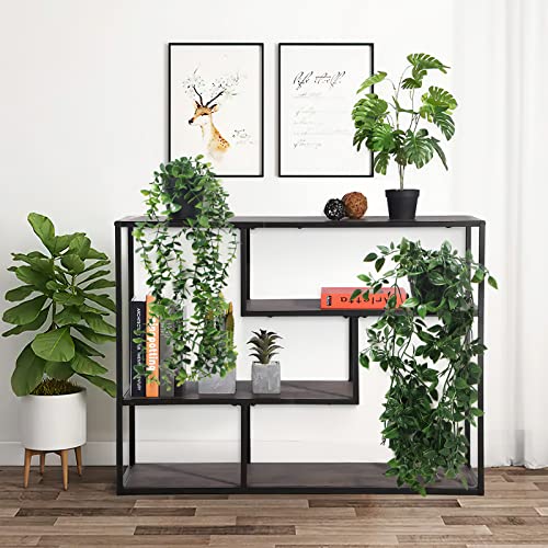 INSANYJ Artificial Plants Indoor Outdoor, 3 Packs Fake Plants, Artificial Hanging Plants Fake Ivy With Pots Home Decor for Wedding, Party, Home Garden Bathroom Wall Decoration - Image 6