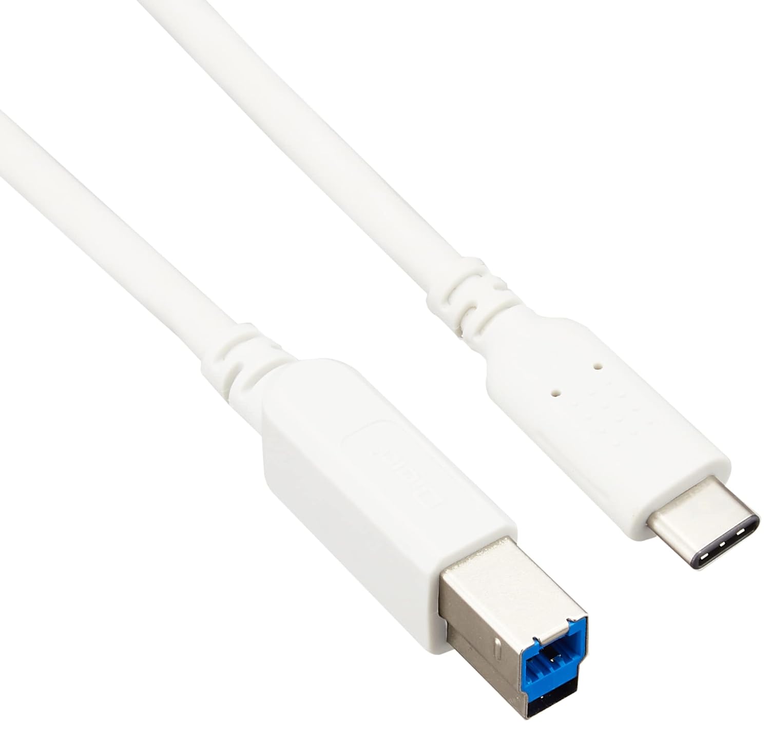 Digio2 ZUH-CB3115W USB 3.1 Type-C Cable, Gen.1 Type-C to USB3.1 [B] 4.9 ft (1.5 m), White