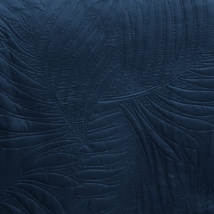 Couverture microfibre légère Cobalt Oasis, boutis thermorégulateur