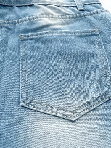 High Waisted Jeans for Women 2025 Loose Distressed Ripped Stretchy Straight Leg Boyfriend Denim Pants4