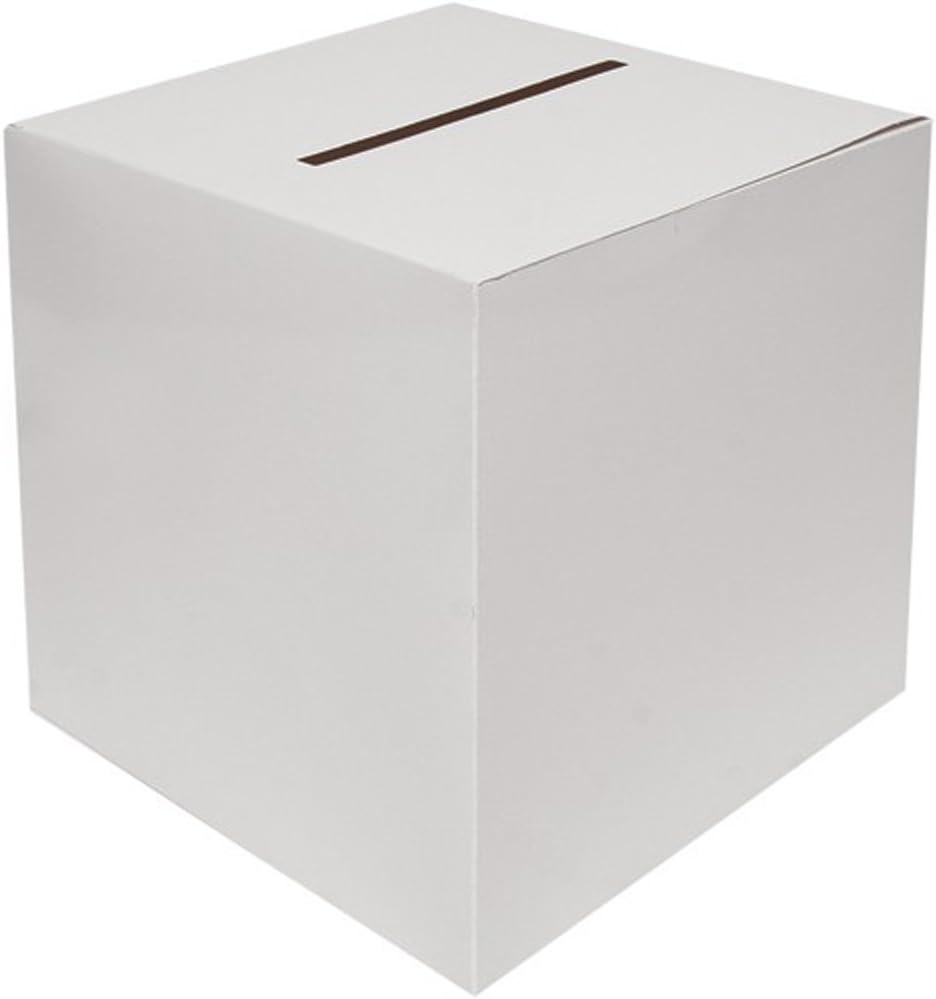 Partyrama White Wedding Card Boxes 30cms x 30cms x 30cms