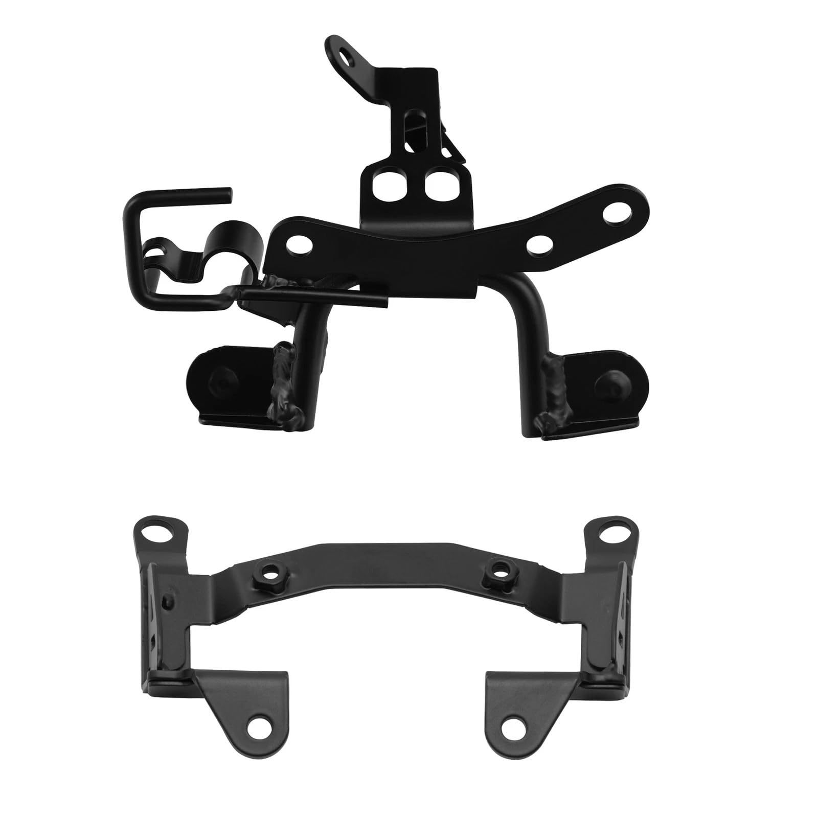 Pacgydk With 2 Bracket Motorcycle Headlight Bracket Fit For Z900 2017-2019 Motorcycle Headlight Upper Fairing Stay Bracket(With 2 Bracket)