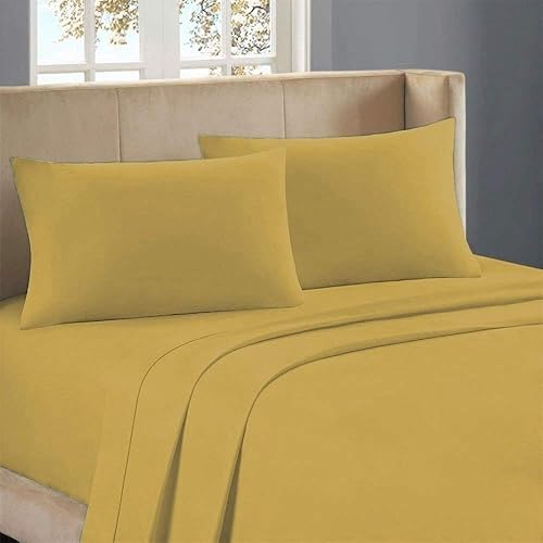 Miniatura 7 de Juego de sábanas de tamaño matrimonial, color gris oscuro, juego de sábanas de hotel de lujo, bolsillo extra profundo de 10 pulgadas, 100% algodón