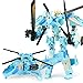 EMLYULZ Transformer Giocattoli Generations Giocattoli di Deformazione dell'aeroplano Blu Action Figure KO di Terze Parti, 5,9"