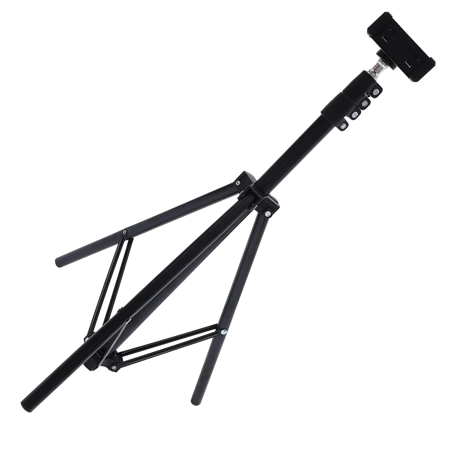 Treppiede Supporto per Proiettore Portatile Nero in Lega di Alluminio