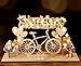 Giftota Original Fahrrad Geburtstag Geldgeschenke Holz mit LED Lichterkette - Geldgeschenk Fahrrad f&uuml;r Radfahrer, Freunde, Familie - Fahrrad Deko