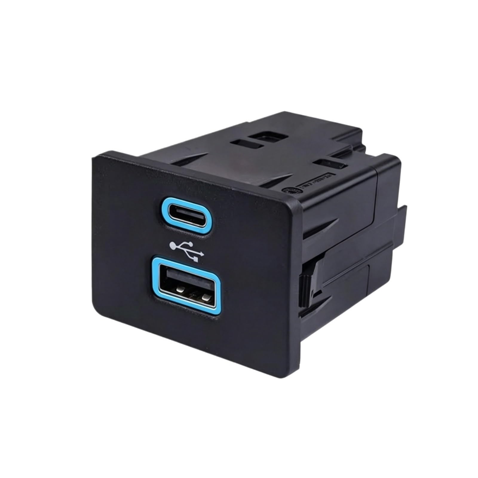 Compatibile Con Ford Per Explorer 2018 2019 Per Super Duty 2019 2020 Per Transit 2020-2023 Lettore Multimediale USB Presa AUX USB Accessori Sostituzione(Blue light)