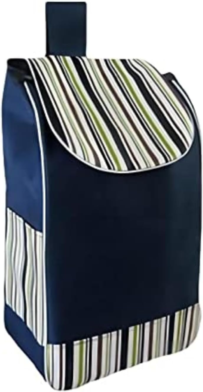 Borsa Pieghevole Per Carrello Della Spesa - Oxford Impermeabile 40L Rossa - Foto 8