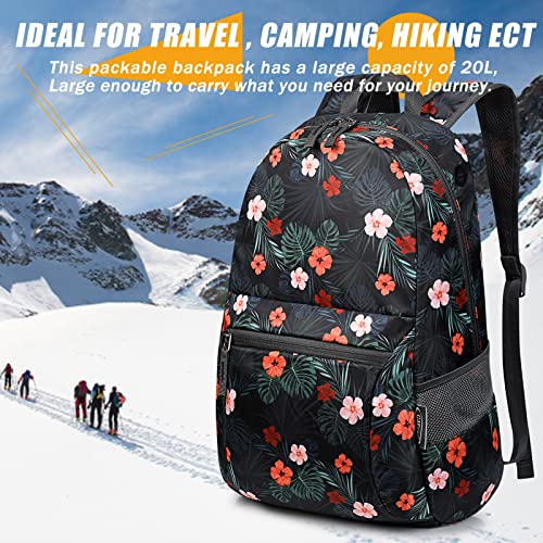 Mochila plegable G4Free 20L y paraguas 42 pulg negro miniatura 5