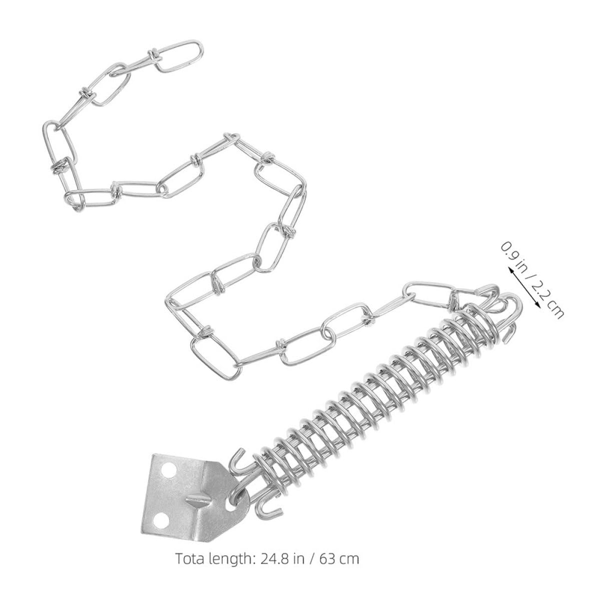 ARTIBETTER 2Sets Heavy Duty Security Door Chain Lock Stainless Steel Theft Chain for Entry Doors Storm Doors and Screen Doors Weather Resistant Fit for Home Protection