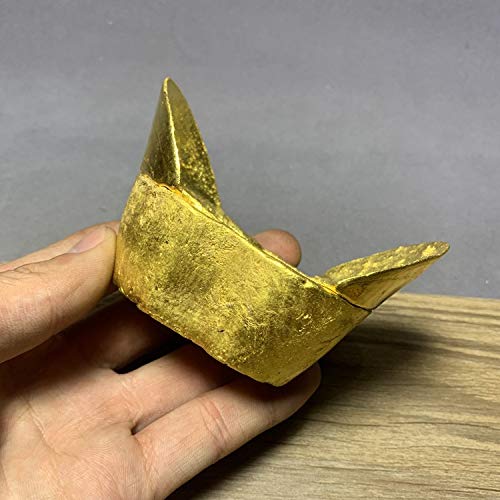 Amazon.co.jp: LAOJUNLU アンティーク銅元宝明清朝金元宝金貨金貨金地