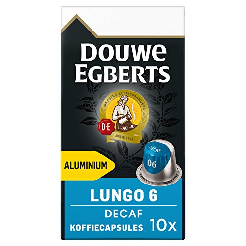 Douwe Egberts Koffiecups Lungo Decaf (100 Capsules, Geschikt voor Nespresso* Koffiemachines, Intensiteit 06/12… - Afbeelding 7