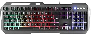 Speedlink LUNERA Metal Rainbow Gaming Keyboard – gaming keyboard – with lighting – full format keyboard – DE layout, black