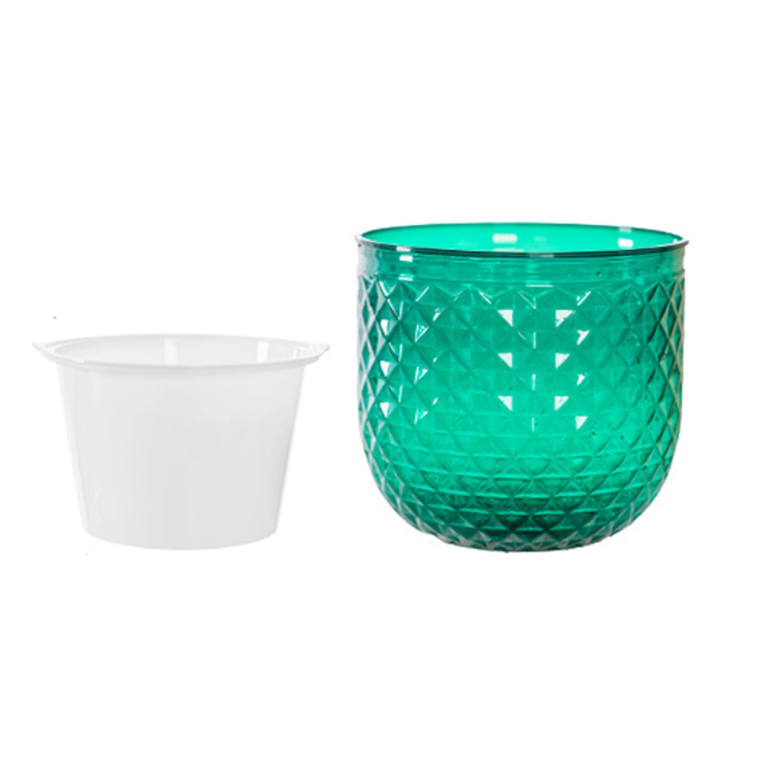 HZGFNBZ Hydroponic Plant Container Watering Flowerpot Indoor Planter Tabletop Flower Container Hydroponic Water Grow Home Garden Decoration Lazy Absorbency Flowerpot