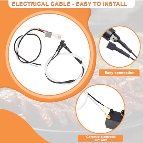 67053 Igniter Kit for Weber Spirit 2 GS4 Grill Parts Replacement Igniter for Weber Spirit II GS4 310 SER (2017 & newer) Spirit II E310, S310 Parts for Weber GS4 Igniter for Weber Spirit II Replacement by PETKAO - Image 6
