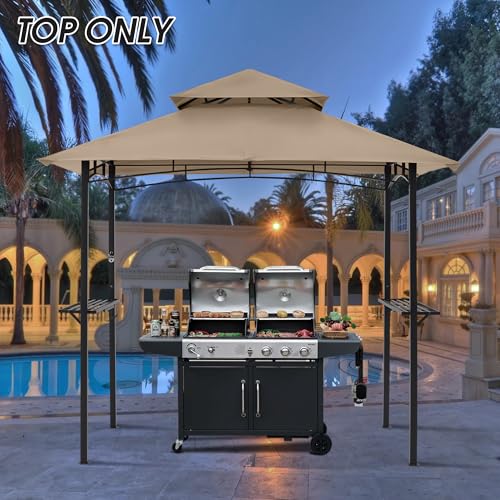 Image of MASTERCANOPY Replacement Canopy top for Grill Gazebo L-GG001PST-F, Beige