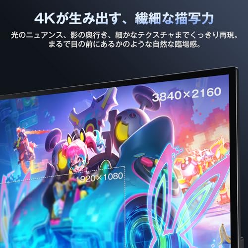 KEEPTIME モバイルモニター 15.6インチ タッチパネル 4K解像度(3840×2160UHD) - モバイルディスプレイ ポータブルモニター ゲームモニター 非光沢IPS液晶パネル 100%sRGB広色域 60Hz VESA対応 USB Type-C/Mini HDMI PS4/PS5/XBOX/S-witch/PC/Mac対応 マグネット保護カバー付き