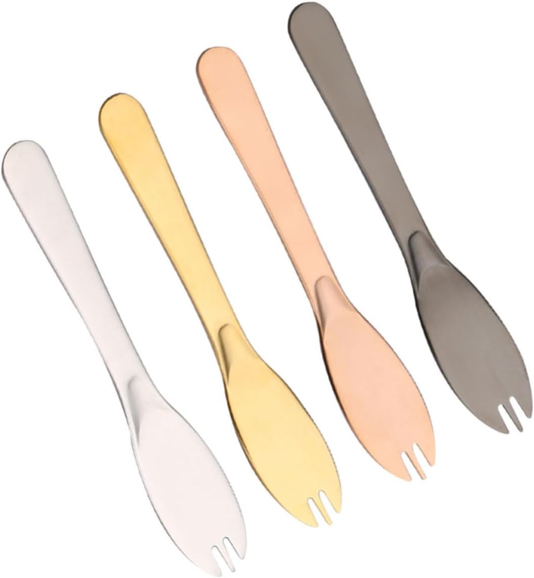 Kichvoe 4 Pack Stainless Steel Butter Knives for Cheese and Jam Cutting