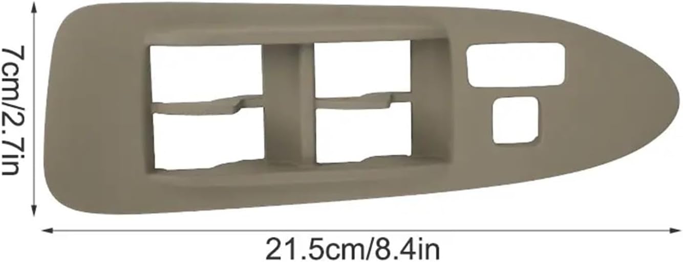 Front Left Driver Side Window Switch Bezel Cover 74232-AA030-E0 74232AA030E0 Fit for Camry LE XLE 1997 1998 1999 2000 2001(Grey)