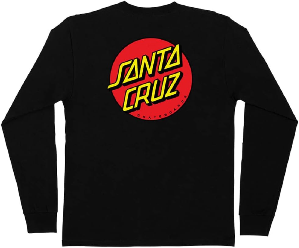 SANTA CRUZ Classic Dot Men's Long Sleeve T-Shirts - Image 2
