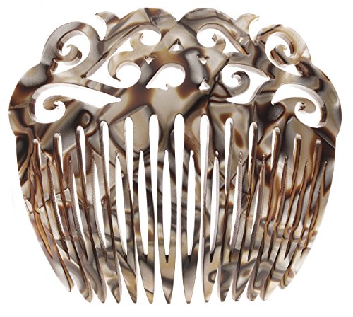 France Luxe Elysee Side Comb - Onyx